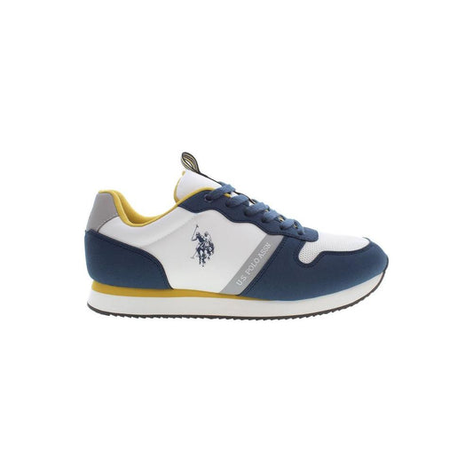 U.S. POLO ASSN. Blue Polyester Men Sneaker U.S. POLO ASSN. Dark Slate Gray