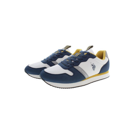 U.S. POLO ASSN. Blue Polyester Men Sneaker U.S. POLO ASSN. Dark Slate Gray