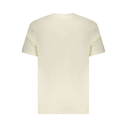 Lee Beige Cotton Men T-Shirt Lee Light Gray