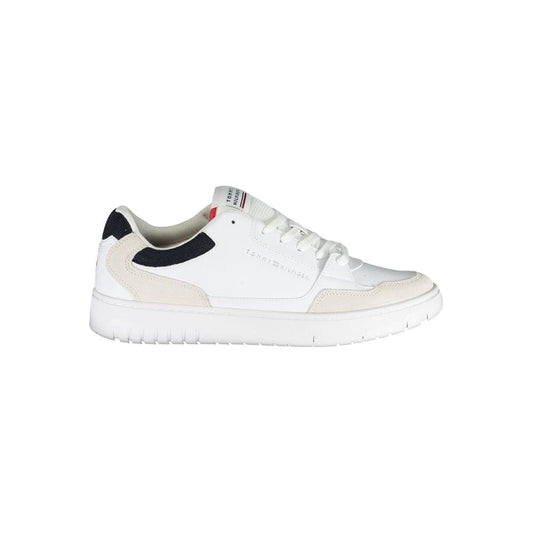 Tommy Hilfiger White Polyethylene Men Sneaker Tommy Hilfiger Lavender