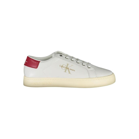 Calvin Klein Eco-Conscious White Lace-up Sneakers Calvin Klein Light Gray