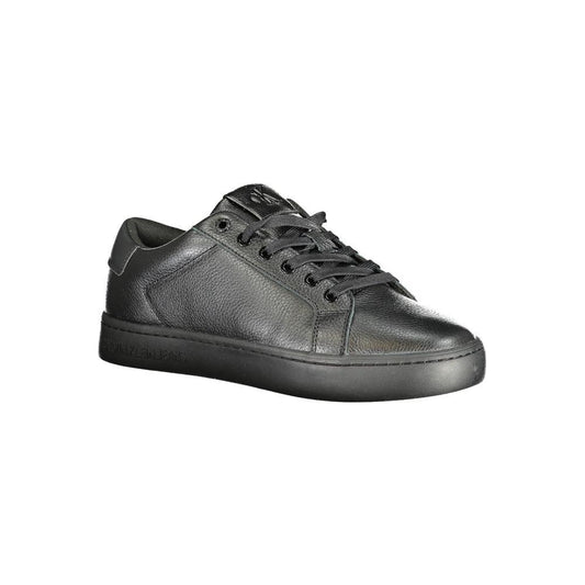 Calvin Klein Black Polyethylene Men Sneaker Calvin Klein Dark Slate Gray