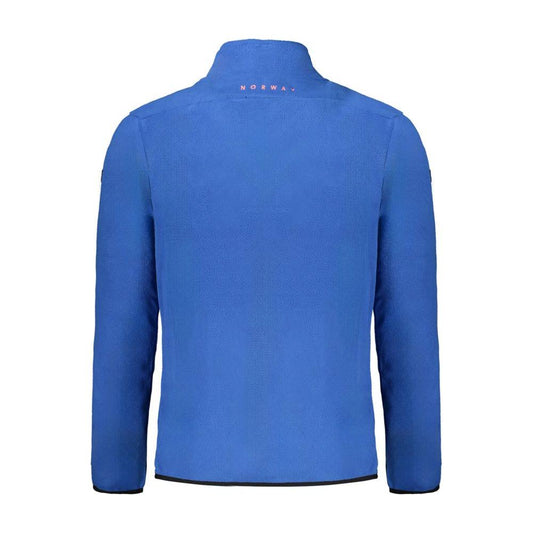 Norway 1963 Blue Polyester Men Sweater Norway 1963 Steel Blue