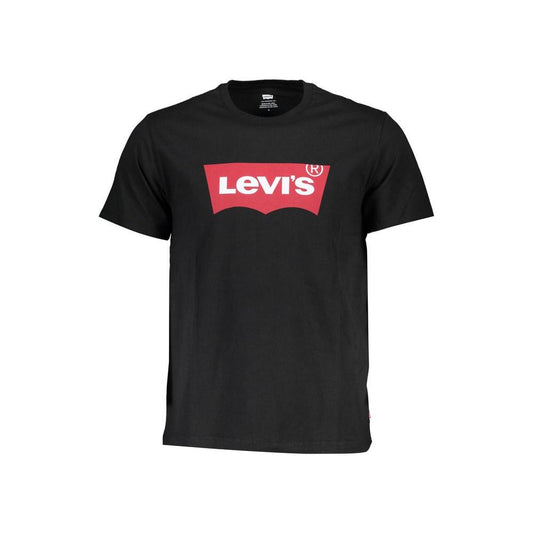 Levi's Black Cotton Men T-Shirt Levi's Black