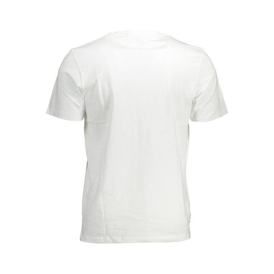 Timberland White Cotton Men TShirt Timberland Lavender