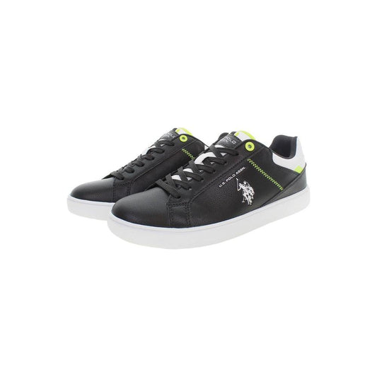 U.S. POLO ASSN. Black Polyester Men Sneaker U.S. POLO ASSN. Light Gray