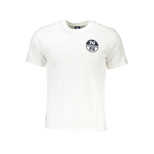 North Sails White Cotton T-Shirt North Sails White Smoke