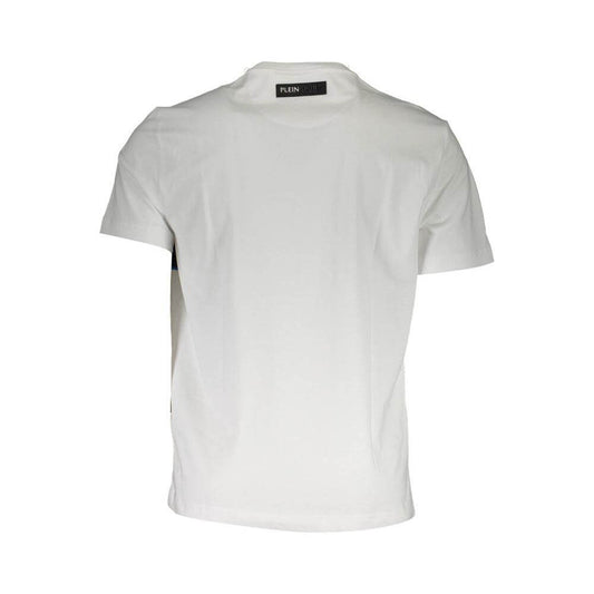 Plein Sport White Cotton Men T-Shirt