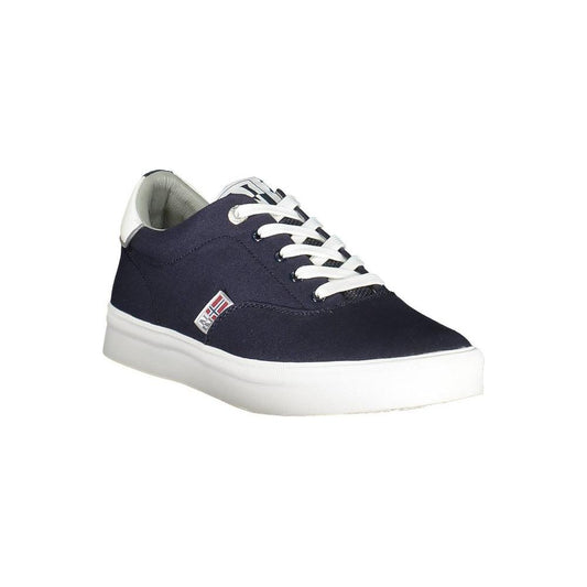 Napapijri Blue Polyester Men Sneaker