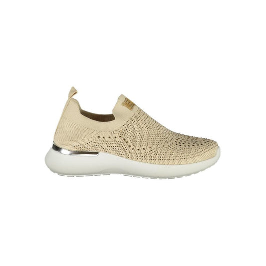 Laura Biagiotti Beige Polyester Women Sneaker