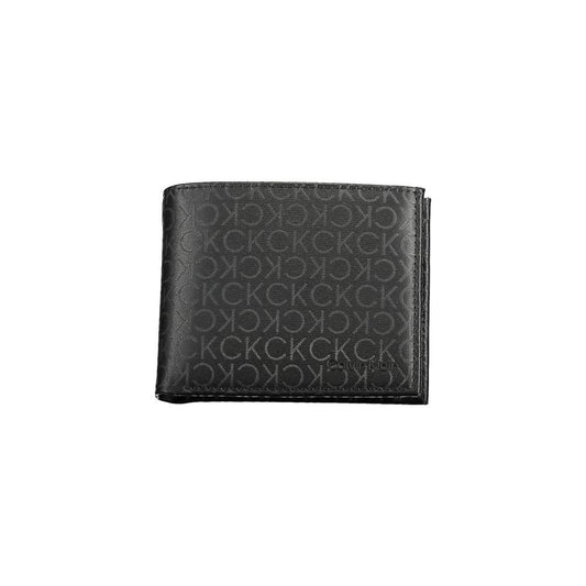 Calvin Klein Black Polyester Men Wallet