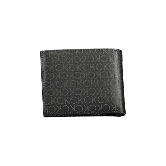 Calvin Klein Black Polyester Men Wallet