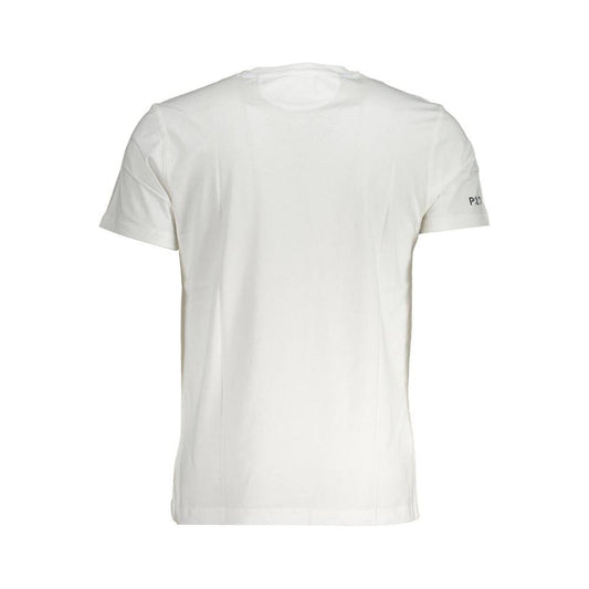 La Martina White Cotton Men T-Shirt