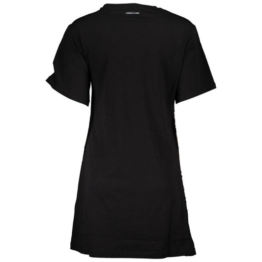 Cavalli Class Black Cotton Women Dress