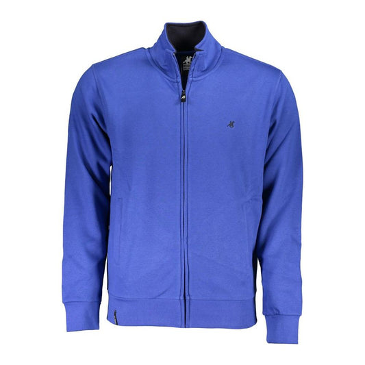 U.S. Grand Polo Chic Long Sleeve Zip-Up Polo Sweatshirt