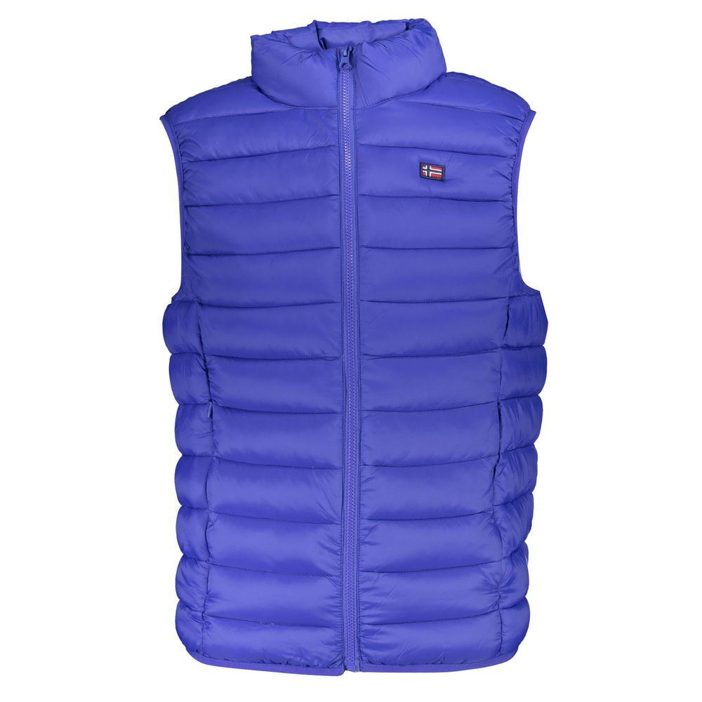 Front view with bag zipped and handles upright.