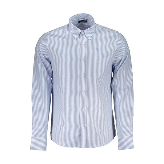 North Sails Light Blue Cotton Men Shirt