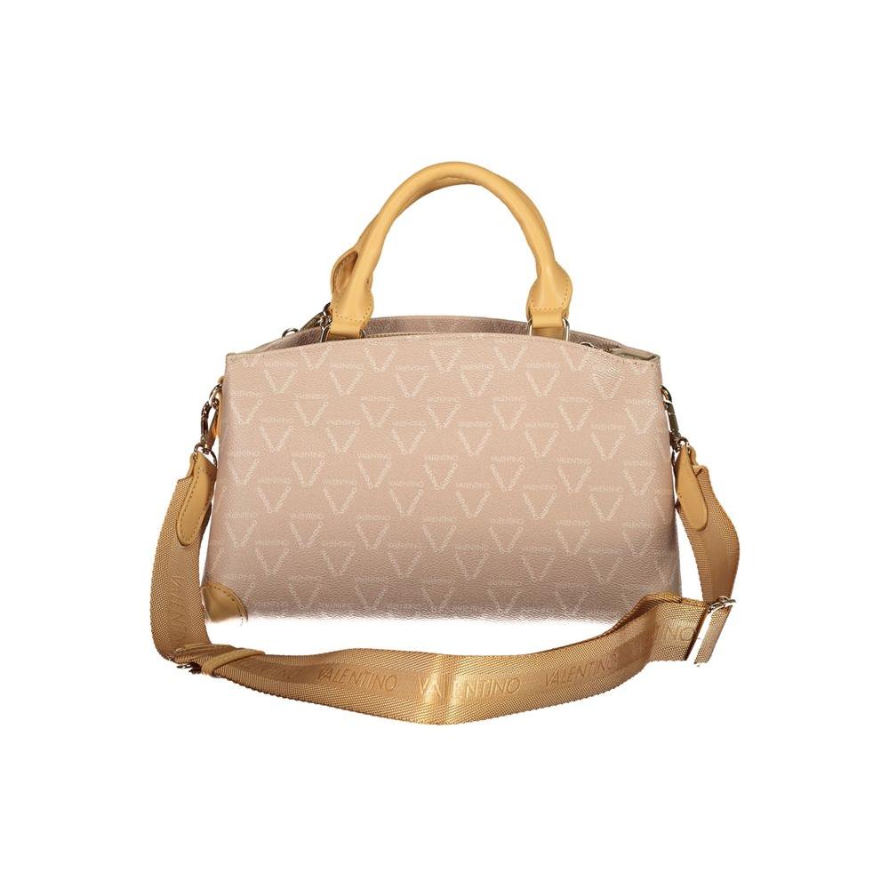 Front view with bag zipped and handles upright.