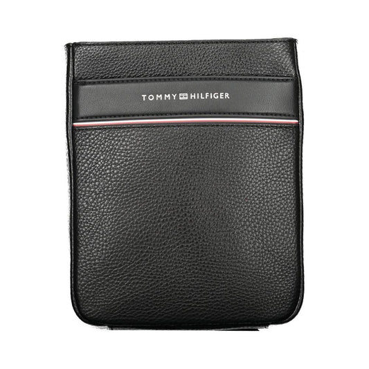 Tommy Hilfiger Black Polyethylene Men Shoulder Bag