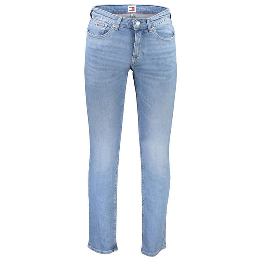 Tommy Hilfiger Light Blue Cotton Men Jeans