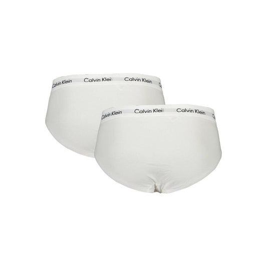 Calvin Klein White Cotton Men Brief