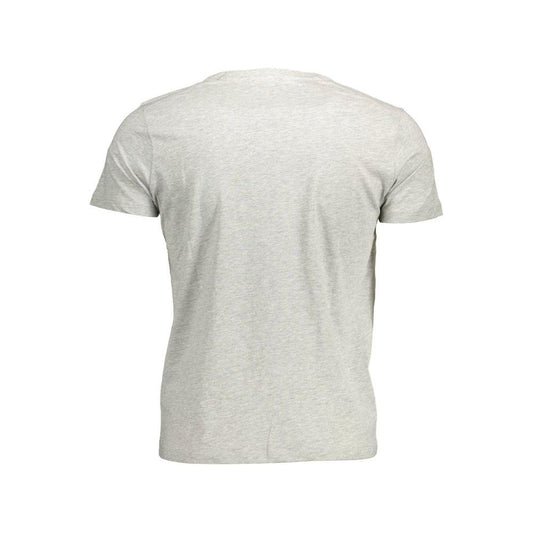 U.S. POLO ASSN. Gray Cotton Men T-Shirt