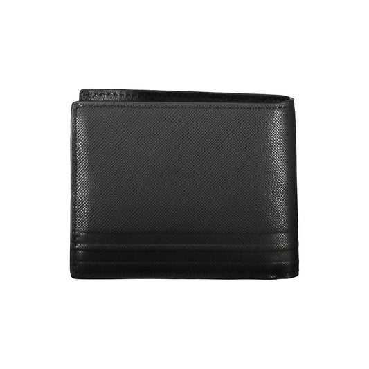 Tommy Hilfiger Black Leather Mens Wallet