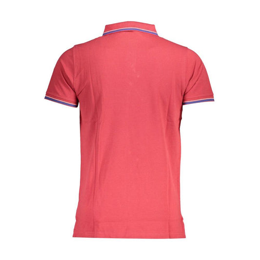 Norway 1963 Red Cotton Men Polo Shirt
