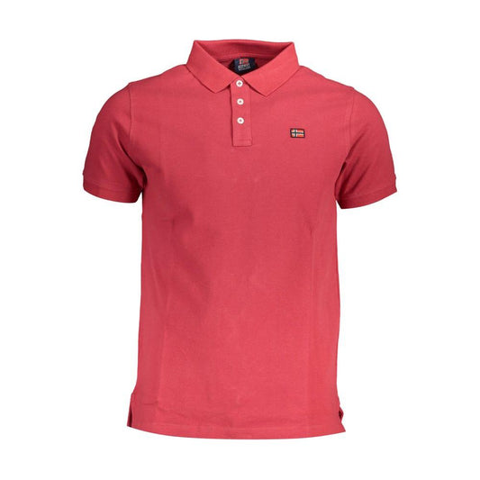Norway 1963 Red Cotton Polo Shirt