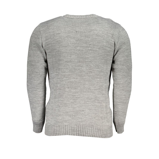 U.S. Grand Polo Gray Acrylic Men Sweater