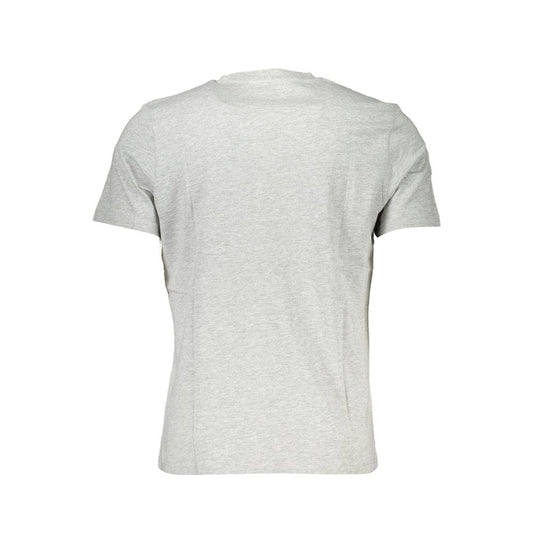 North Sails Gray Cotton Men T-Shirt