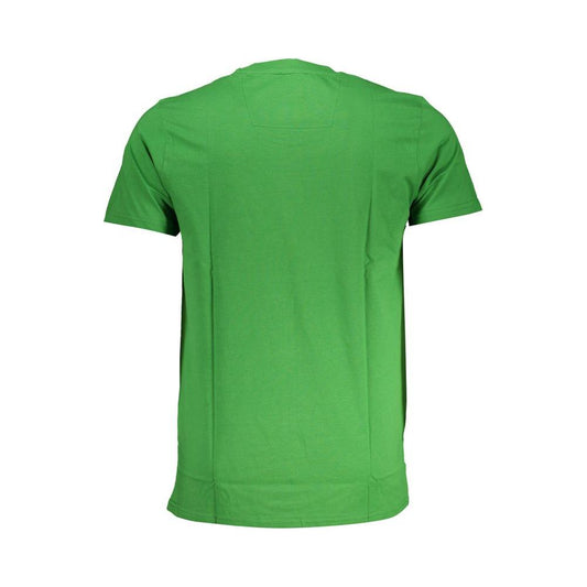 Cavalli Class Green Cotton T-Shirt