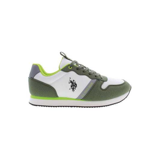 U.S. POLO ASSN. Green Polyester Men Sneaker