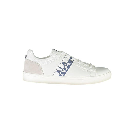 Napapijri White Leather Men Sneaker