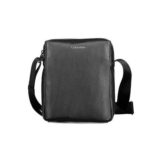 Calvin Klein Black Polyester Men Shoulder Bag