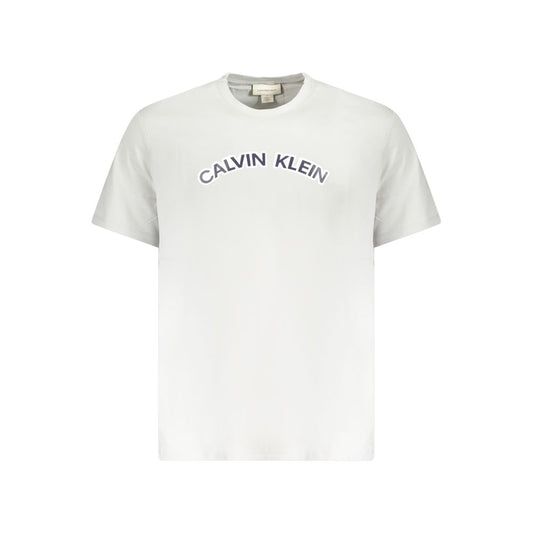 Calvin Klein Brown Cotton Men T-Shirt