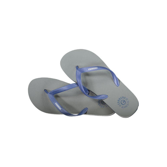 Carrera Brown Polyethylene Men Sandals with contrasting details and logo, ideal for beach or casual outings, offering style and comfort.