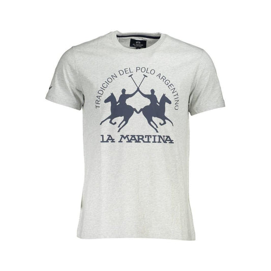 La Martina Brown Cotton Men T-Shirt