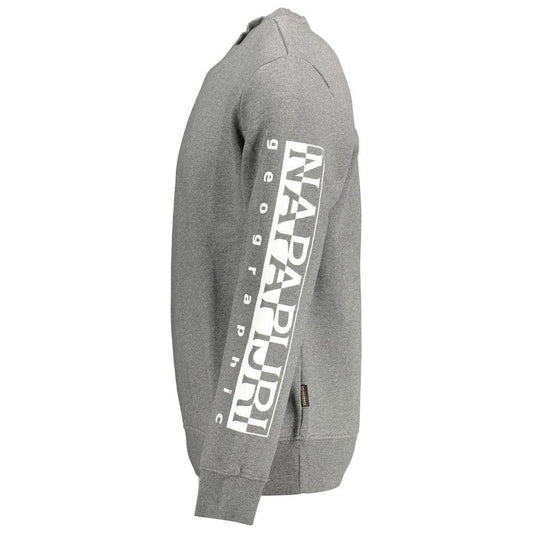 Napapijri Brown Cotton Men Sweater