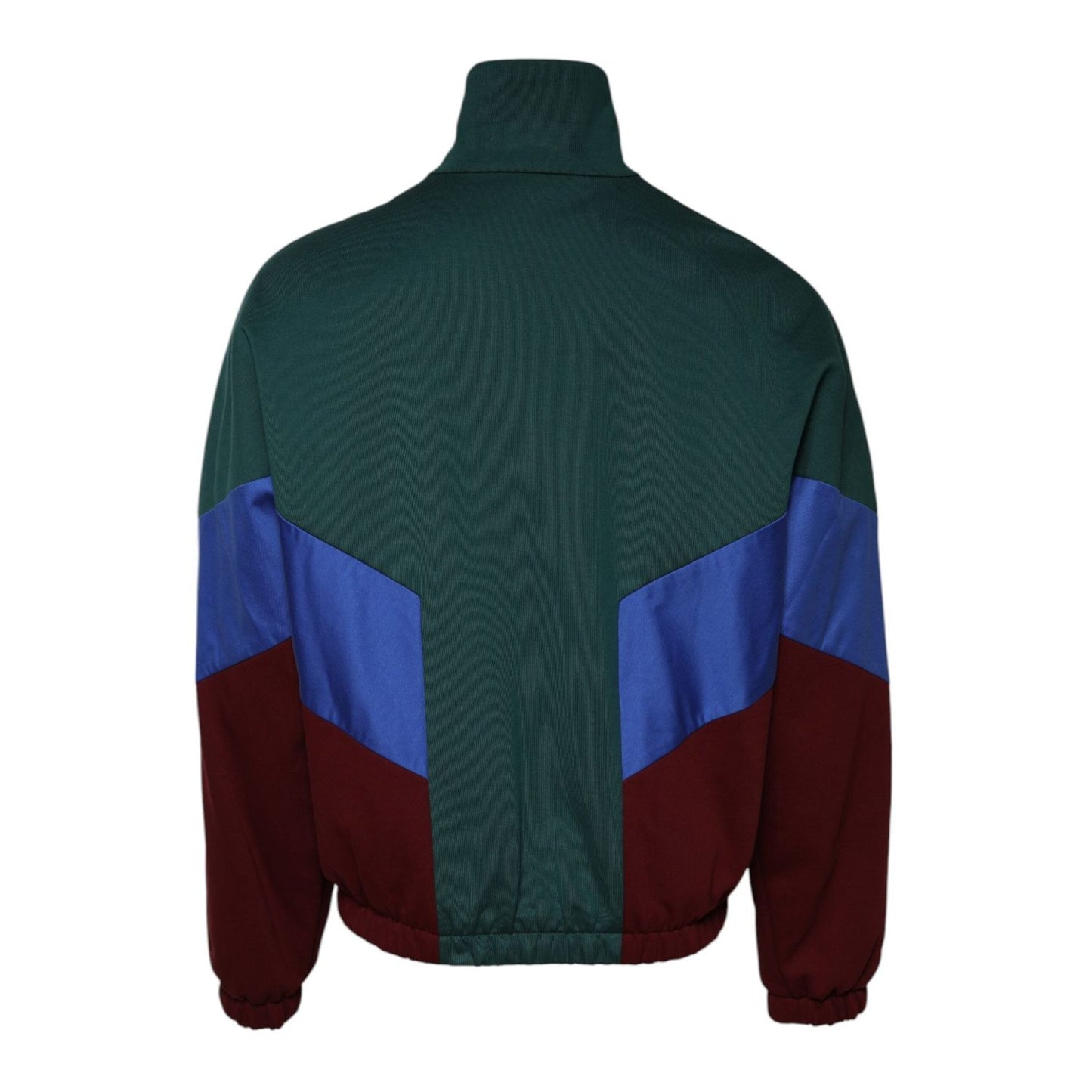 Dolce & Gabbana Multicolor Cotton Logo Full Zip Jacket TSH90299-52