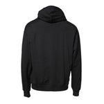 Dolce & Gabbana Black Embroidery Hooded Sweatshirt Sweater TSH90276-54