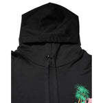 Dolce & Gabbana Black Embroidery Hooded Sweatshirt Sweater TSH90276-54