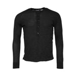Dolce & Gabbana Black Printed Knitted Men Pullover Sweater