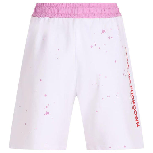 Comme Des Fuckdown White Cotton Short