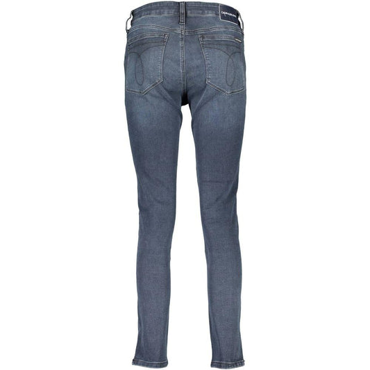 Calvin Klein Blue Cotton Women Jeans