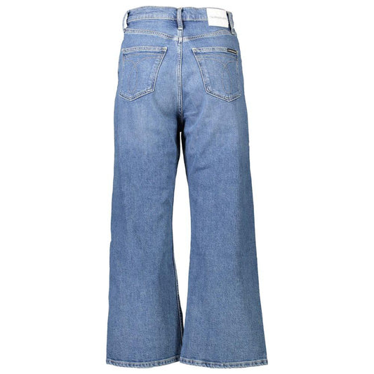 Calvin Klein Blue Cotton Women Jeans
