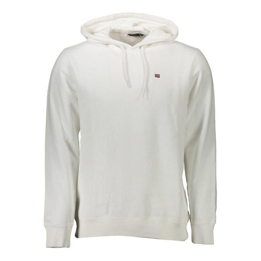 Napapijri White Cotton Men's Sweatshirt