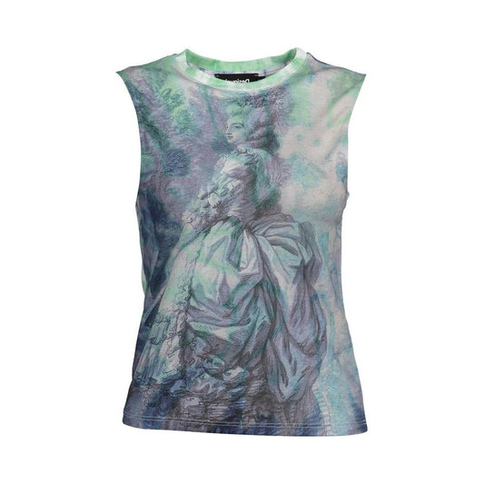 Desigual Light Blue Polyester Women Top