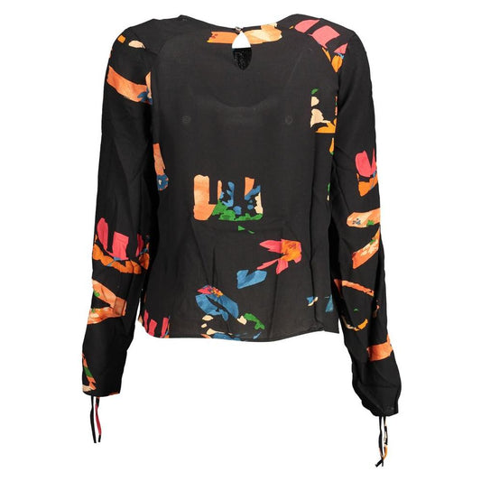 Desigual Black Viscose Women Sweater