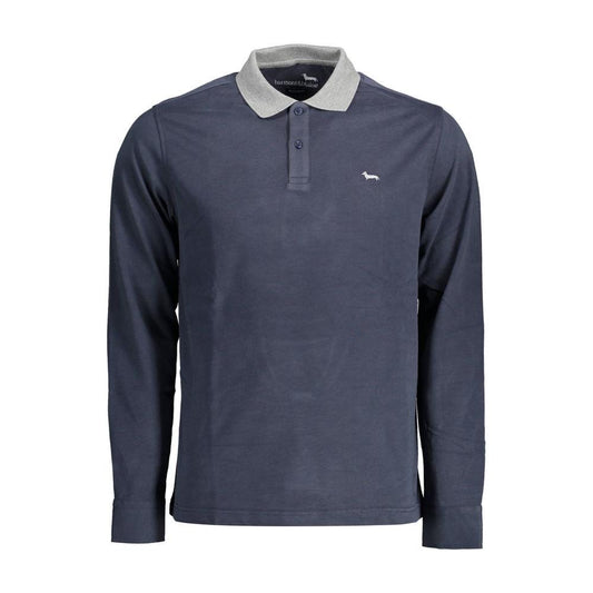 Harmont & Blaine Blue Cotton Men Polo Shirt
